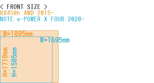 #RX450h AWD 2015- + NOTE e-POWER X FOUR 2020-